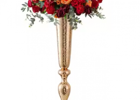 Stojak  wytłaczany złoty 81 cm.