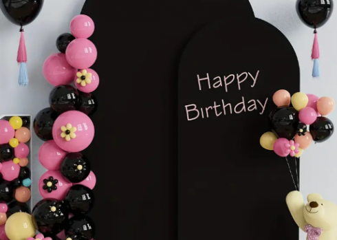 Czarne 3 łuki w różnych rozmiarach