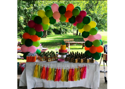 Łuk mały nablatowy na balony