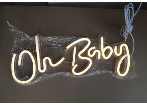 Napis LED  " OH BABY"